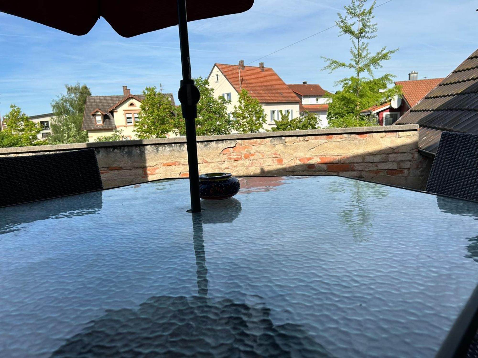 Wohnung Mit Terrasse 黑尔博尔茨海姆 外观 照片